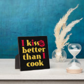 Kiss Beter dan Cook Plaque Fotoplaat (Insitu)