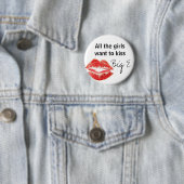 Kiss Big E Ronde Button 5,7 Cm (In situ)