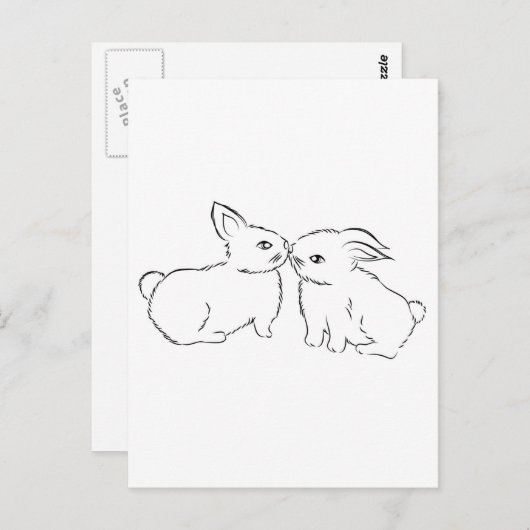 Kiss Briefkaart (Voorkant / Achterkant)