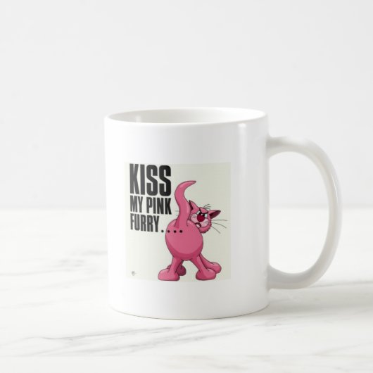 Kiss Butt Cat Koffiemok (Rechts)
