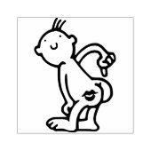 Kiss Butt Rubberstempel (Afrduk)