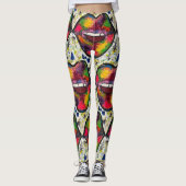 Kiss Capri Leggings (Voorkant)
