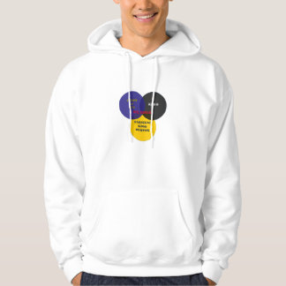 Kiss Class Venn Diagram Grote Logo Hoodie