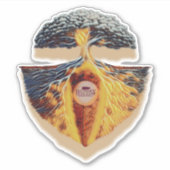 KIss Cut Hungry Hollow Brewing Sticker (Voorkant)