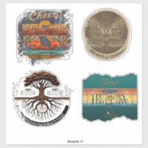 Kiss Cut Hungry Hollow Stickers (4)