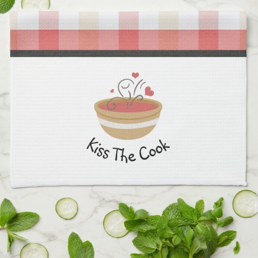 Kiss De Cook Cozy Kitchen Pset Theedoek (Gevouwen)
