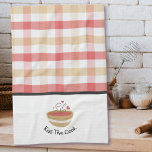Kiss De Cook Cozy Kitchen Pset Theedoek<br><div class="desc">Geef deze keukenhanddoek een persoonlijk tintje met een simpele schattige krokodillen met hartenmotief en bijpassende vlecht- en zwarte contrasten. Tekst die "Kus de Cook"leest,  editable aan een naam of andere uitdrukking. Coördineert met een keukenhanddoek,  een recept-multomap en andere design in het Cozy Kitchen-collectie in Pinkladybugs op Zazzle.</div>