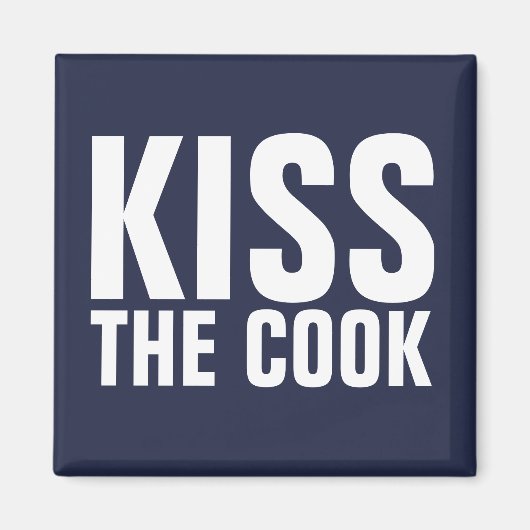 KISS DE COOK FRIDGE MAGNETS MAGNEET (Voorkant)