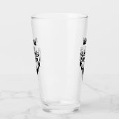 Kiss de kapitein Nautical Funny Sailing Quote Glas (Links)