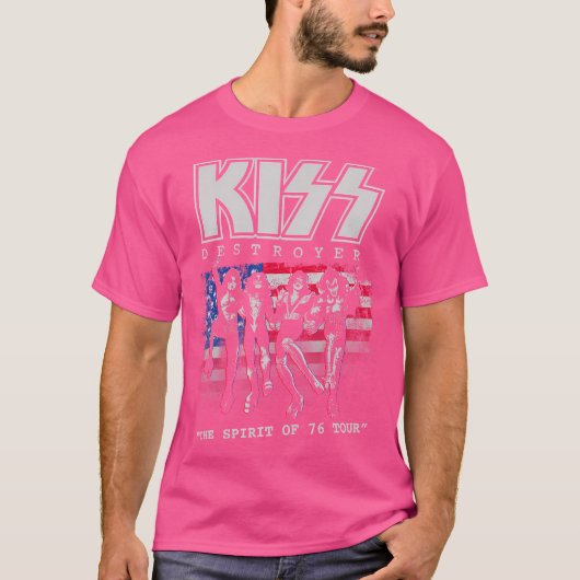 Kiss Destroyer The Spirit Of '76 T-shirt (Voorkant)