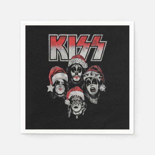 KISS - Detroit Rock Santa Servet (Voorkant)