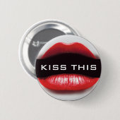 Kiss Deze badge Ronde Button 5,7 Cm (Voorkant /achterkant)