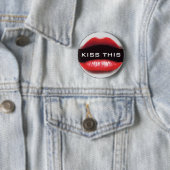 Kiss Deze badge Ronde Button 5,7 Cm (In situ)