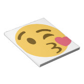 Kiss Emoji Notitieblok (Schuin)