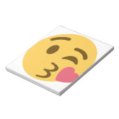 Kiss Emoji Notitieblok (Linkerzijde)