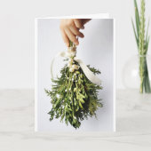 KISS EN WISSEN EN MISTLETOE VOOR ZEKERHEID KAART (Voorkant)