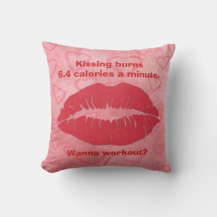 Kiss en Workout Love Kussen