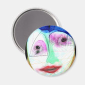 Kiss Face Magneet (Voorkant / Achterkant)