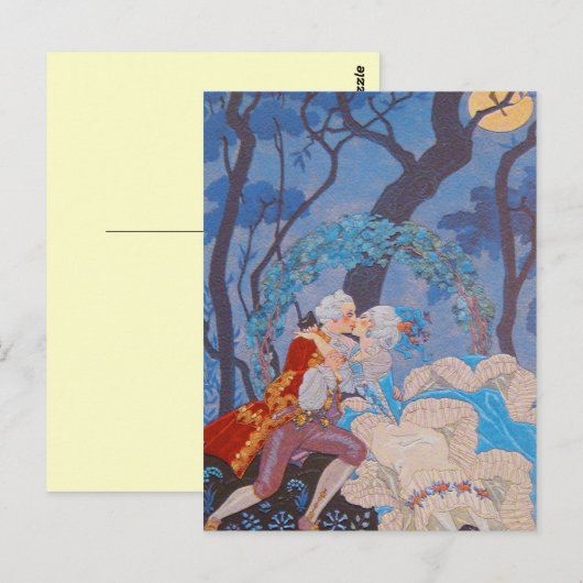 Kiss Fahion Bord Queen Marie Antoinette ~Briefkaar Briefkaart (Voorkant / Achterkant)