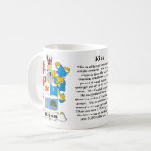 Kiss Family Hungarian Coat of Arms mok (Voorkant links)