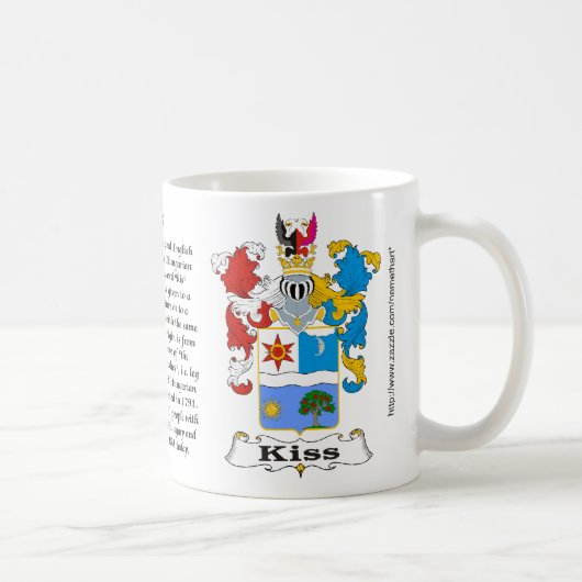 Kiss Family Hungarian Coat of Arms mok (Rechts)