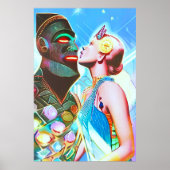 Kiss for a Star Kingdom Psychedelic Dream Pop Poster (Voorkant)