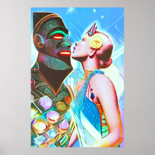 Kiss for a Star Kingdom Psychedelic Dream Pop Poster