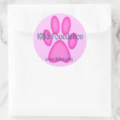 KISS Foundation ~ Sticker (groot) (Tas)