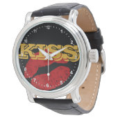 KISS Gold retro Watch / Fun Party classic Horloge (Gekanteld)