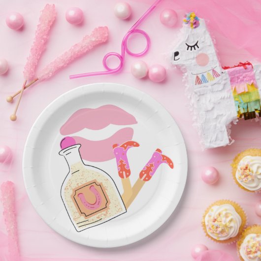 Kiss Goodbye Collectie Papieren Bordje (Feest)