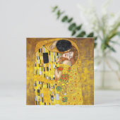 Kiss - Gustav Klimt - Flat Wenskaart Kaart (Staand voorkant)