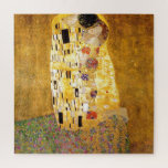 Kiss Gustav Klimt klassiek schilderwerk Legpuzzel<br><div class="desc">Imperial Austrian Painter Gustav Klimt's meesterwerk : het schilderij van Kiss</div>