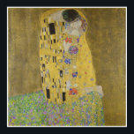 Kiss Gustav Klimt Poster<br><div class="desc">The Kiss door Gustav Klimt, olie op canvas, 1907-1908.</div>
