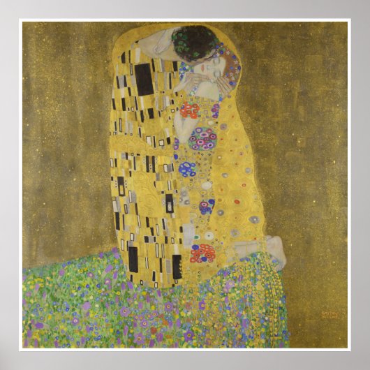 Kiss Gustav Klimt Poster (Voorkant)