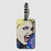 Kiss Hard schilderij op een Bagagelabel (Voorkant (verticaal))