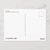 Kiss Hard schilderij op een Briefkaart (Achterkant)