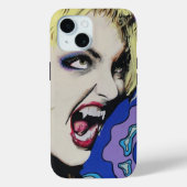 Kiss Hard schilderij op een Case-Mate iPhone Case (Achterkant)