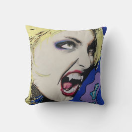 Kiss Hard schilderij op een Kussen