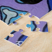 ‘Kiss Hard’ Schilderij op een Legpuzzel (Zijkant)