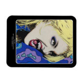 Kiss Hard schilderij op een Magneet (Horizontaal)