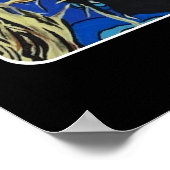 Kiss Hard schilderij op een Poster (Hoek)