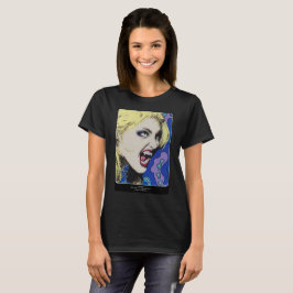 Kiss Hard schilderij op een T-shirt