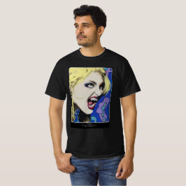 Kiss Hard schilderij op een T-shirt