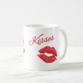 Kiss/Heart emoji Koffiemok (Voorkant rechts)