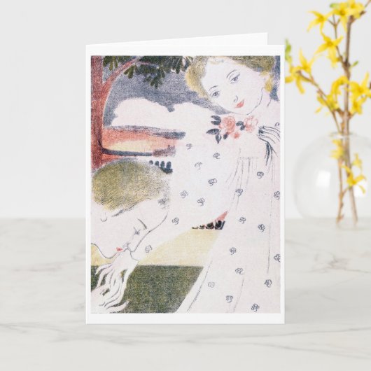 Kiss her Hand, Maurice Denis Kaart (Gele Bloem)
