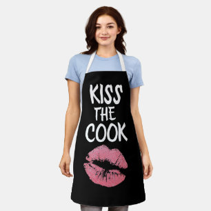 KISS HET COOK WIFE VRIENDIN KITCHEN APRON SCHORT