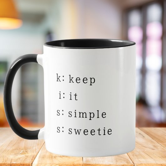KISS: Hou het simpel schatje, Grappige collega quo Mok