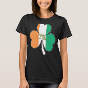 Kiss Ik ben Iers Happy Saint Patrick Day Flag T-shirt