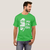 Kiss Ik ben Iowish Saint Patrick Day Gift T-shirt (Voorkant volledig)
