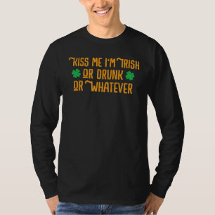 Kiss Ik ben Irish Funny St Patrick's Day 2022 T-shirt